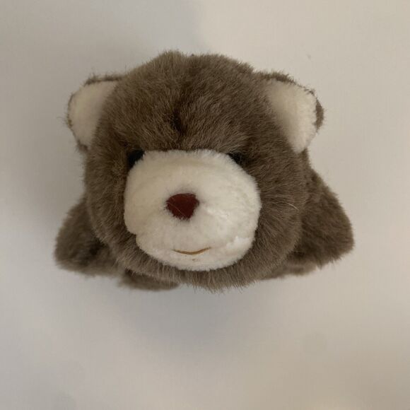 Gund Snuffles Teddy Bear 1980 Plush Stuffed Animal Dark Brown Cream 8" Vintage - Picture 1 of 9